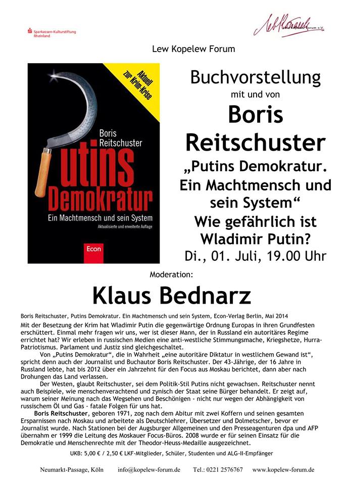 1.7. “Putins Demokratur” in Köln