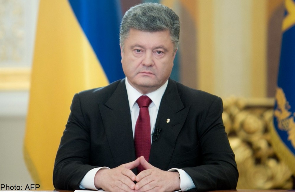Poroshenko speaks of war, peace plan, and rebuilding Donbas