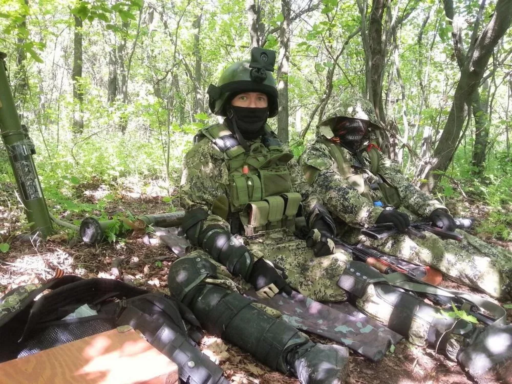 A Russian mercenary known by the call sign "Motorola"