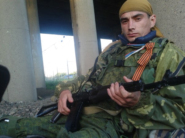A Russian mercenary from St. Petersburg in Donbas