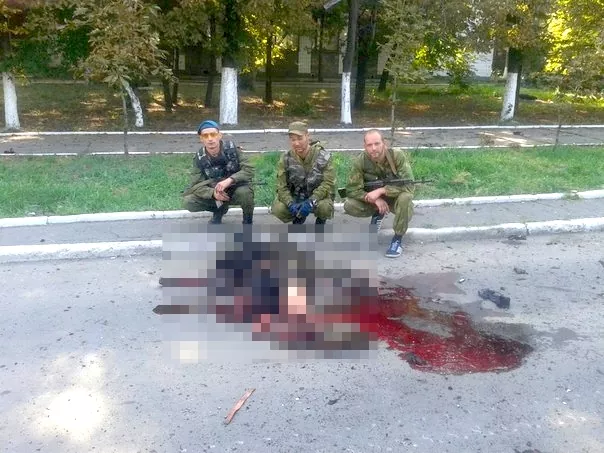 Russian soldier posts gory photos of victims online