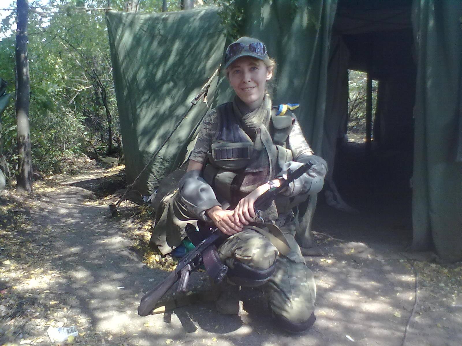 Olena Bilozerska: At a checkpoint in eastern Ukraine