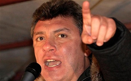 Russian statesman Nemtsov: Scoundrels and scum are leading Russia