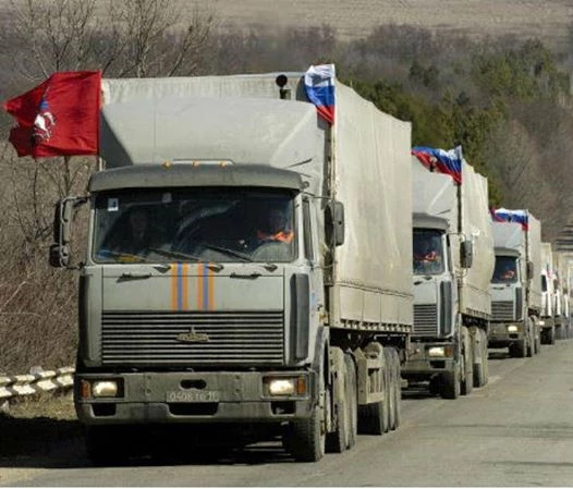 Russia prepares a media provocation with the incursion of its white convoy of “Trojan horses”