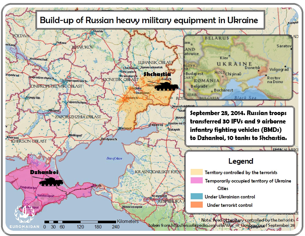 Russland massiert schwere Angriffswaffen in der Ukraine