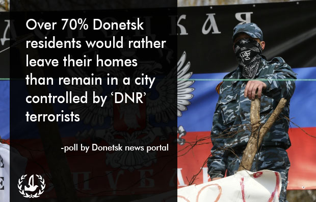 Over 70% of Donetsk Oblast residents don’t want to live under “separatist” rule