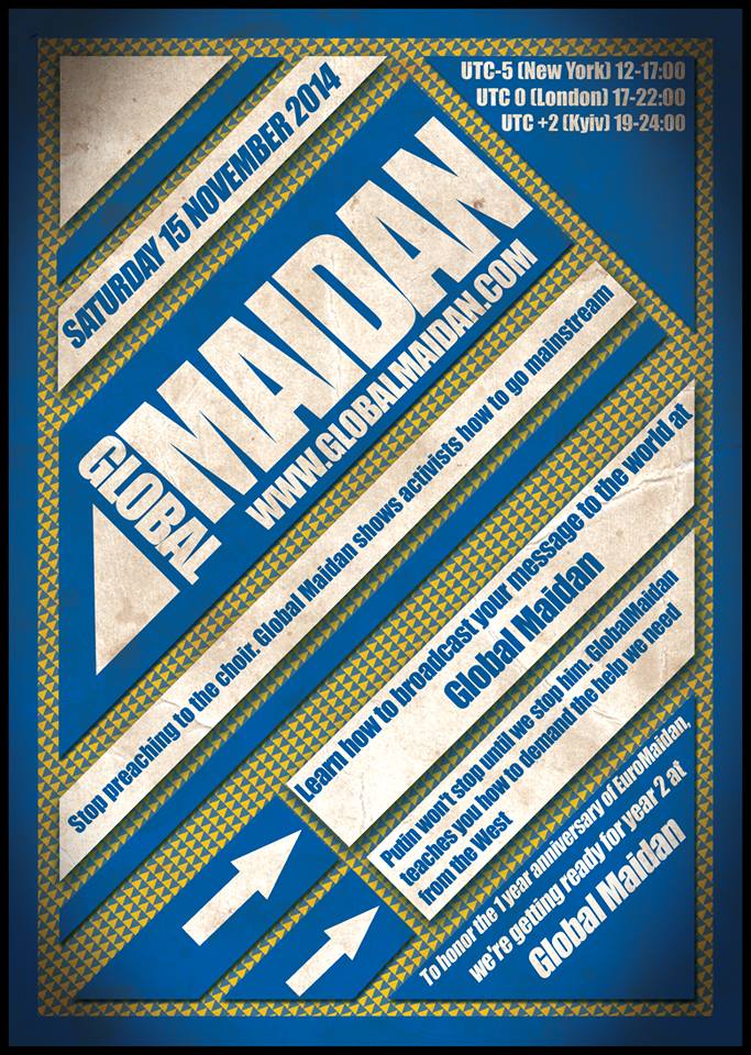 Watch Global Maidan conference live in English or Ukrainian on November 15 ~~