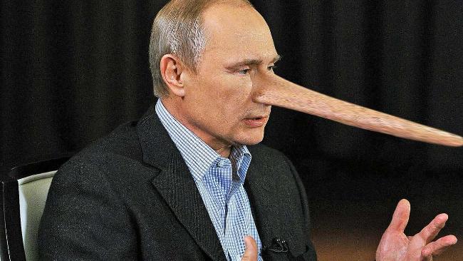 Putinocchio – how the Kremlin boss deceives the world