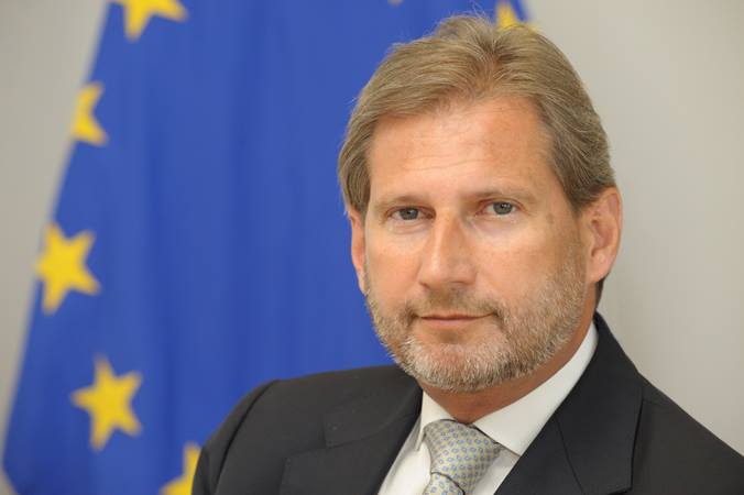 EU Kommissar Hahn kommt nach Kyiw, um auf Reformen zu drängen