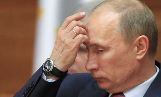 Putin scratching his head