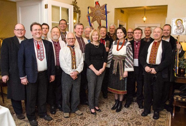 Ukrainian carols at PM’s residence (Canada)