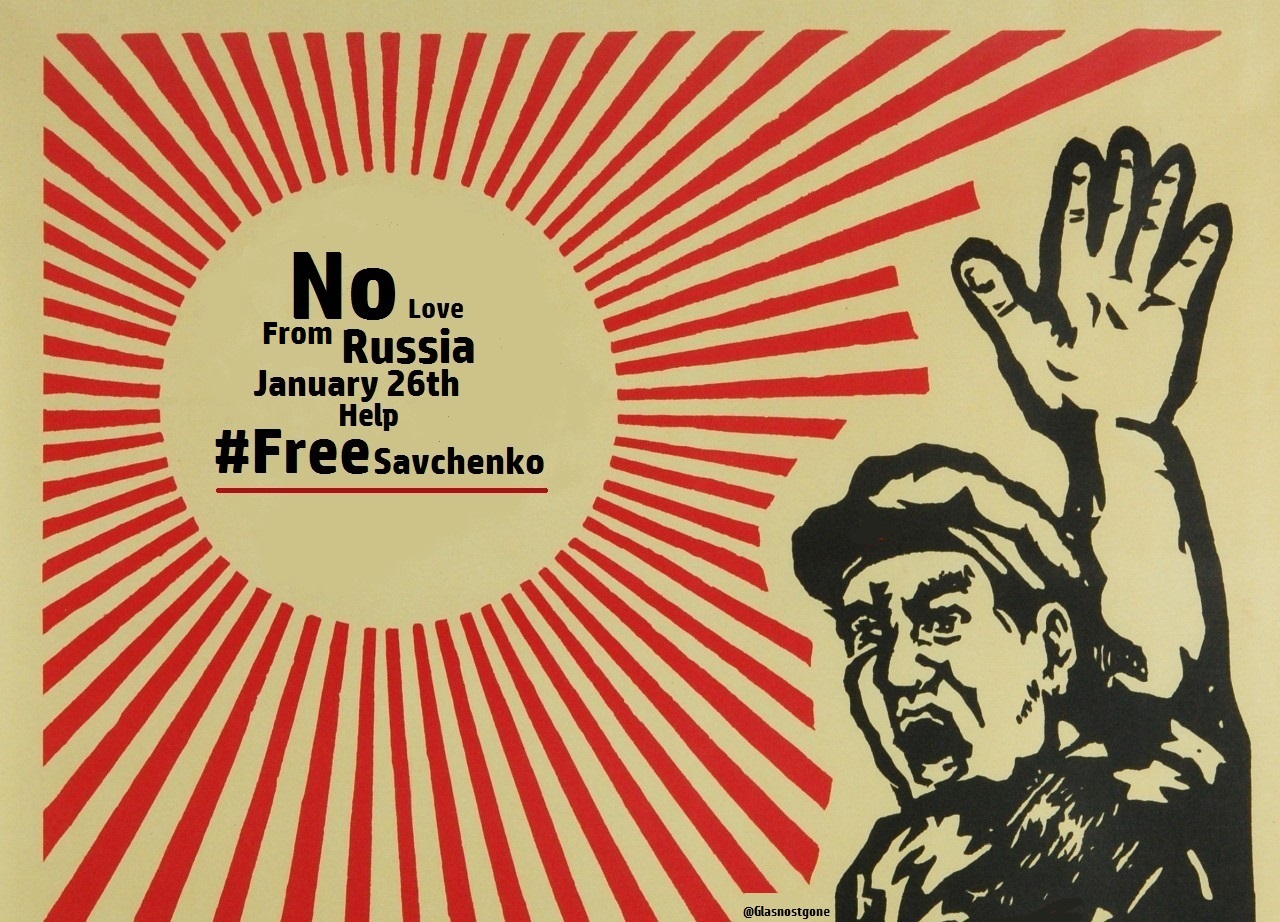 Press release: A global #FreeSavchenko twitter storm and day of support on 26 January 2015 ~~