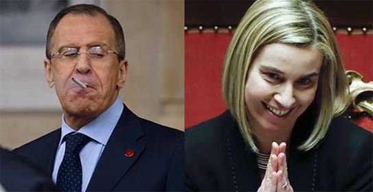 Russia blackmails Ukraine candidly: Lavrov phone conversation with Mogherini, 25.01.2015