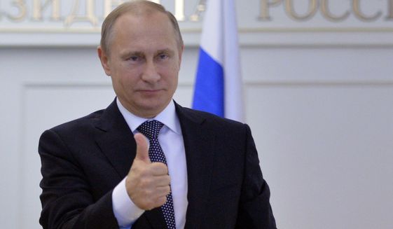 Putin thumb up