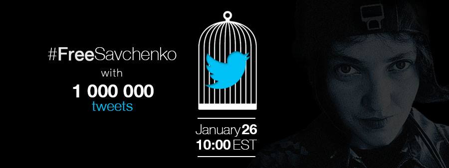 Press release: A global #FreeSavchenko twitter storm and day of support on 26 January 2015