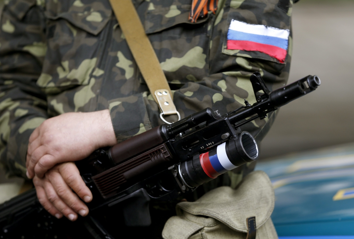 Russian mercenary fighting in Donbas, Ukraine