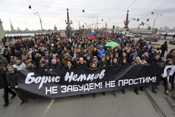 Boris Nemtsov march, 3/1/2015