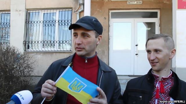 In Russian occupied Crimea, you now can get arrested for displaying a Ukrainian flag