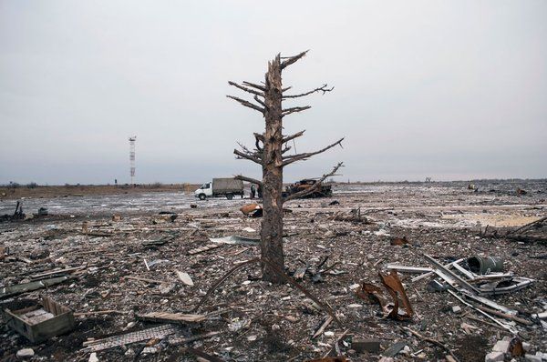 Devastation caused by the Russian aggression in Donbas, Ukraine (Image: Tim Judah | NYRblog)