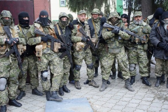 One of the groups of Russian special forces and mercenaries that started the Russian invasion in Donbas, Ukraine
