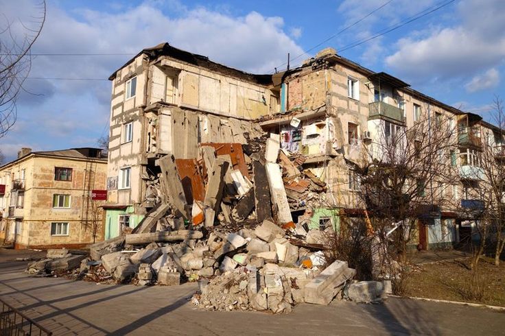 Devastation caused by the Russian aggression in Donbas, Ukraine (Image: Tim Judah | NYRblog)