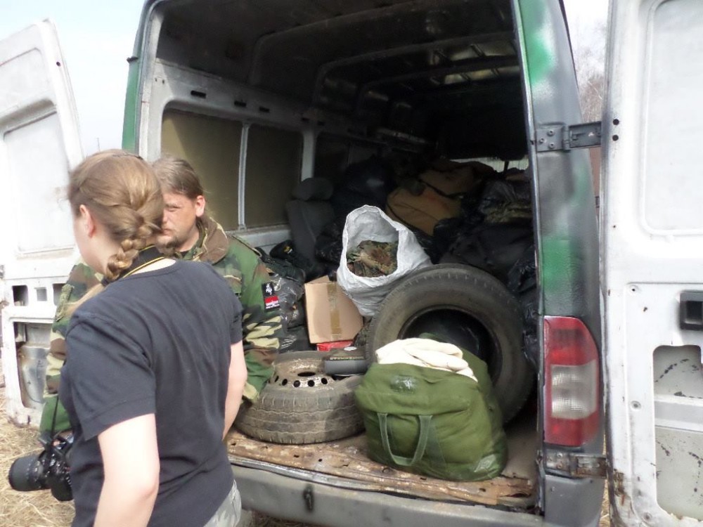 Latvian and Lithuanian volunteer groups deliver sixth donation cargo to Ukraine ~~