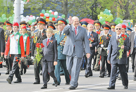 Belarusian leader Alyaksandr Lukashenka, just one of many who made the decision to not come to Moscow for celebration of the Victory Day