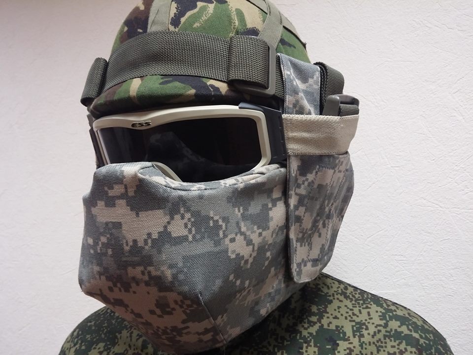 Volunteers develop a cool ballistic mask for the army