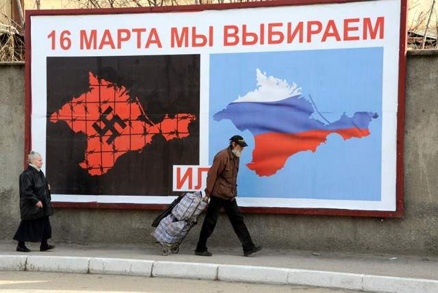 As Crimea was occupied, Western countries cautioned Ukraine against “drastic steps” ~~