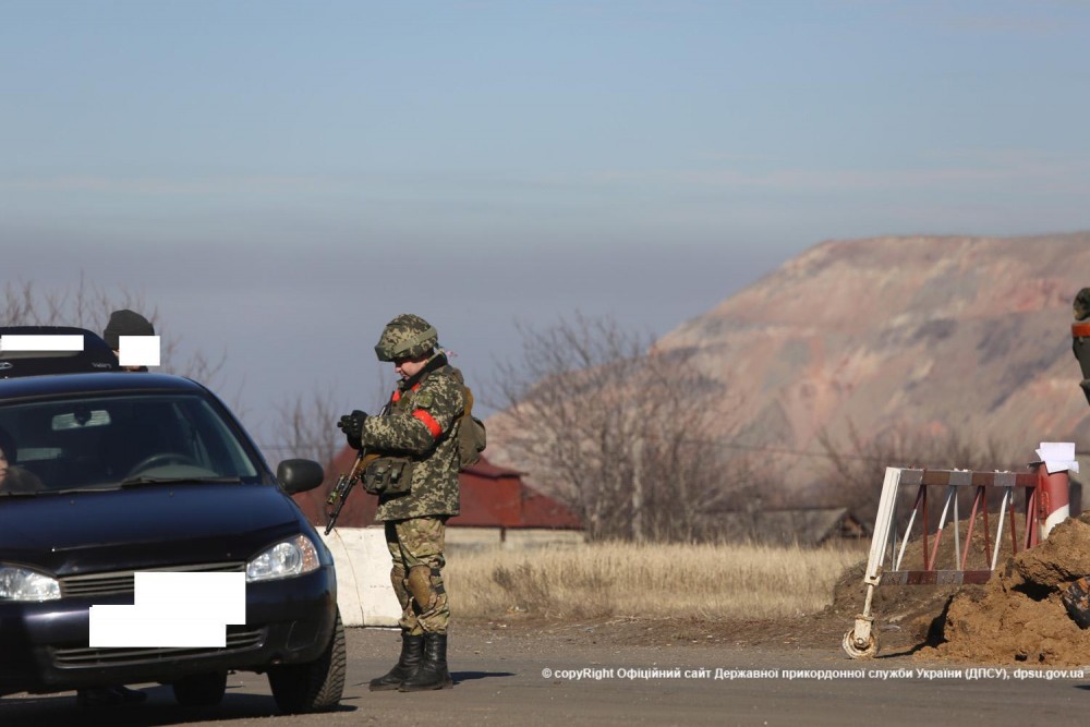 Ukrainian checkpoint