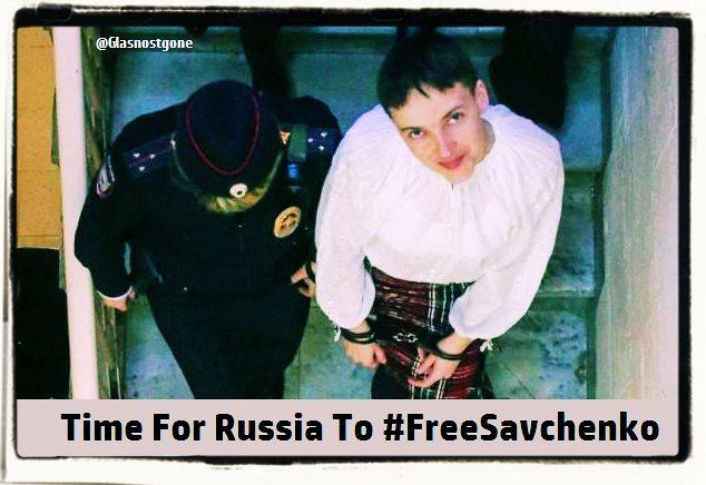Send a message of support to Nadiya for new #FreeSavchenko film