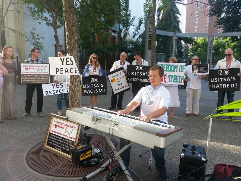 Peaceful protests at the Lisitsa concerts in Calgary, Canada called “classy” by spectators and media ~~