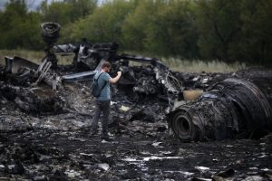 Remains of Malaysia Airline Flight MH-17 ~~
