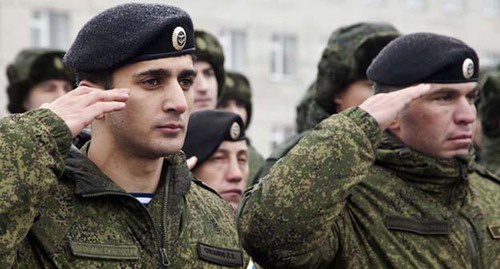 Russian military draftees from Chechnya (Image: kavkaz-uzel.ru)