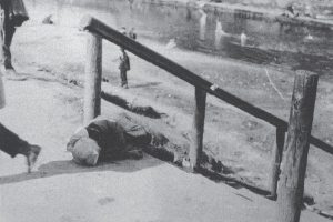 A victim of starvation in Kharkiv. The Holodomor in Ukraine, 1933 (Image: fundholodomors.org.ua)