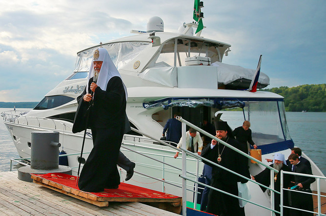 Russia Church Kirill yacht
