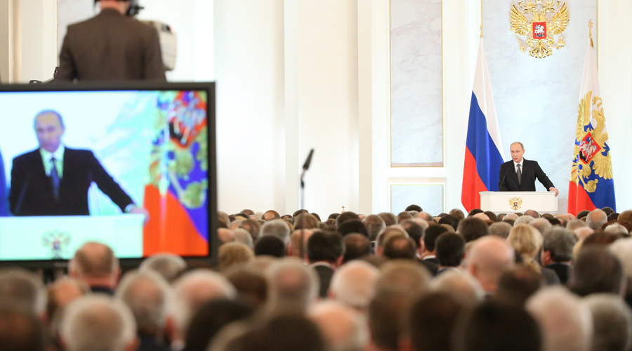Putin talks about terrorism in Presidential Address, but not his terrorist allies in Ukraine