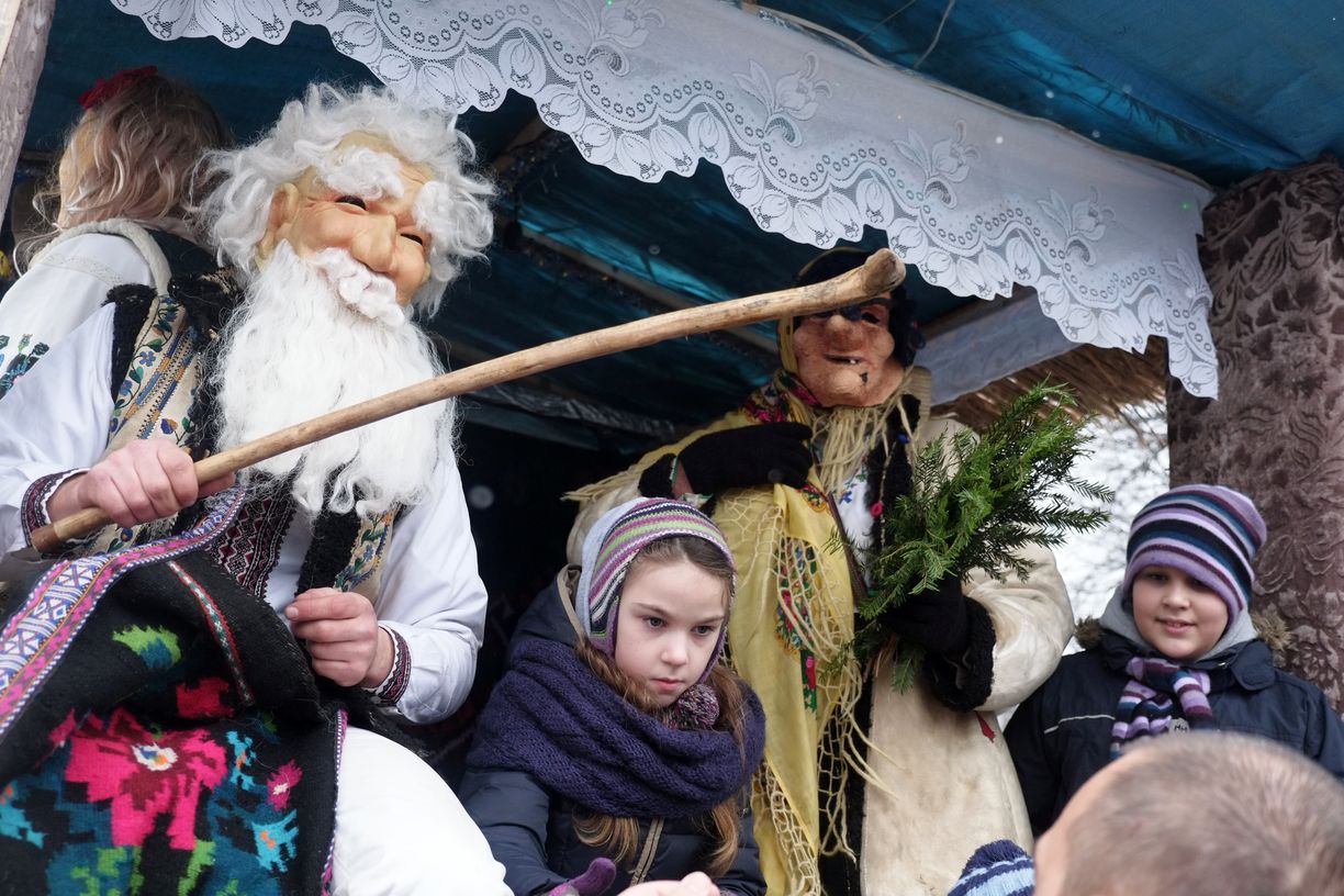 Celebrating the “Old New Year” with Malanka carnival in Ukraine ~~