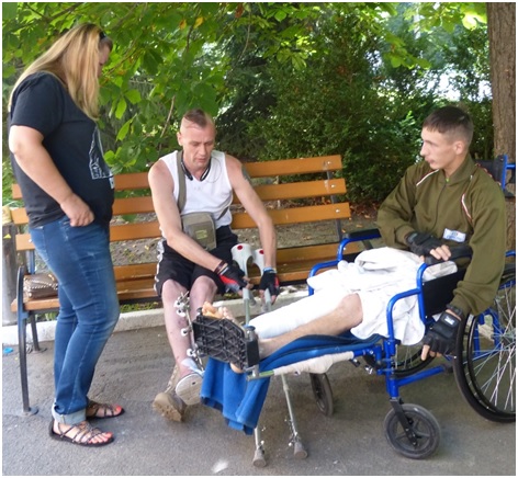 Small group doing a big service for disabled Ukrainian veterans