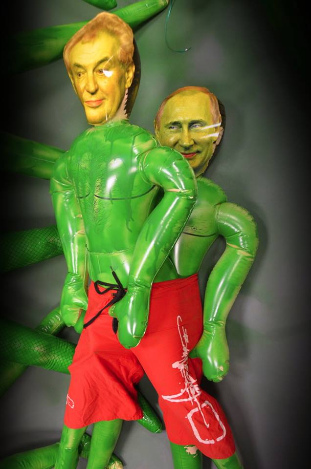 “Little green men” returned back to Russia in Prague ~~