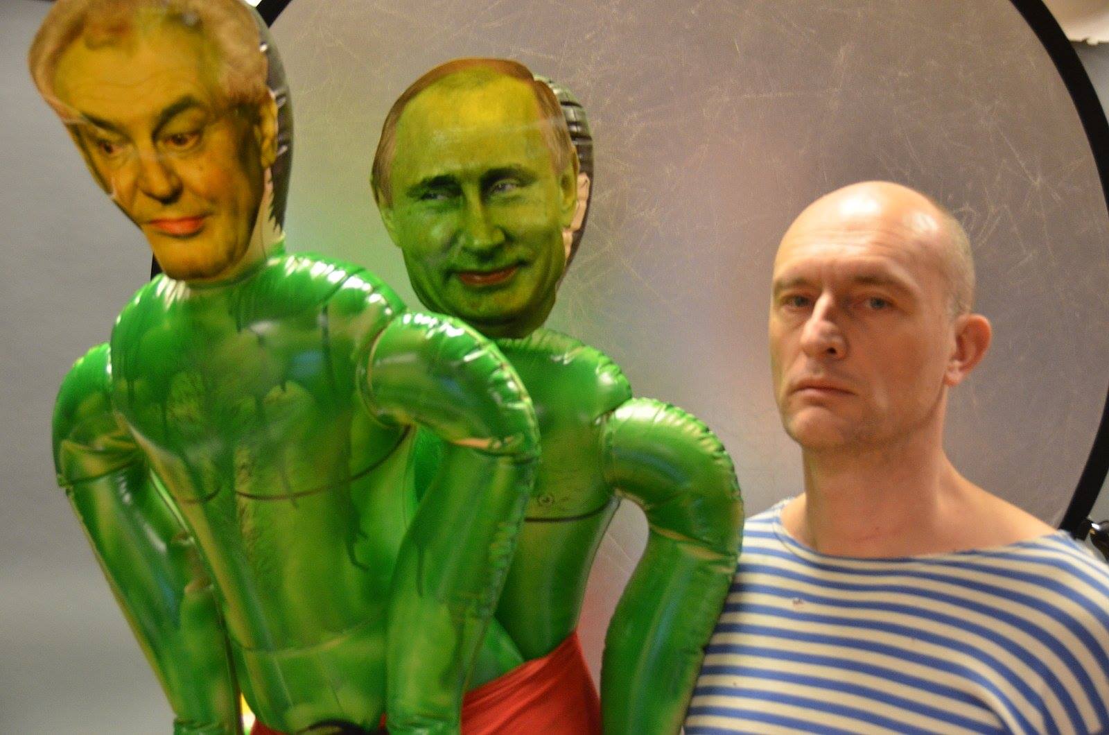 “Little green men” returned back to Russia in Prague