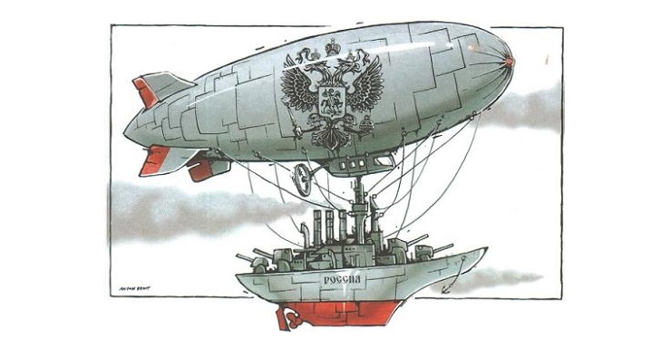 Putin's Russia - militarized and ready for imperialist aggression all over the world (Image: TTOLK.ru)