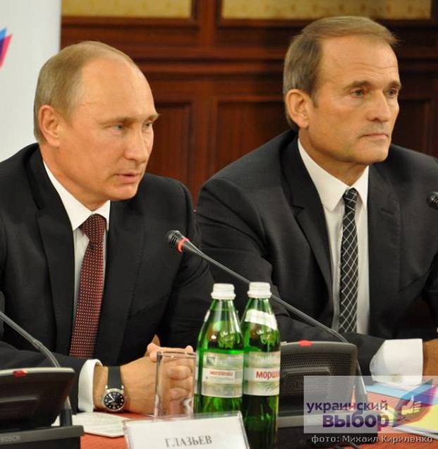 Vladimir Putin and Viktor Medvedchuk