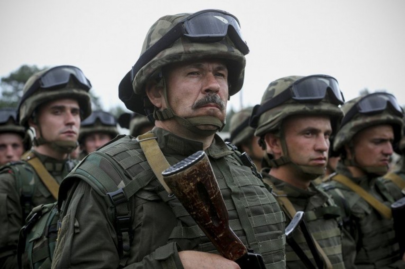Soldiers of the Ukrainian National Guard (Image: censor.net.ua)