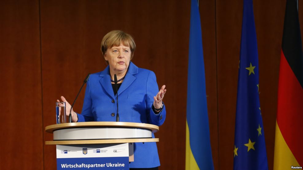 Merkel says Donbas elections are currently impossible