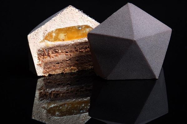 Sweet icosahedrons: Ukrainian confectioner creates geometric desserts