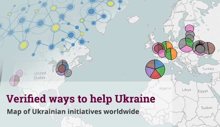 We’re making an interactive map of Ukrainian initiatives worldwide