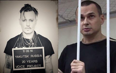 Johnny Depp joins campaign in support of Oleg Sentsov