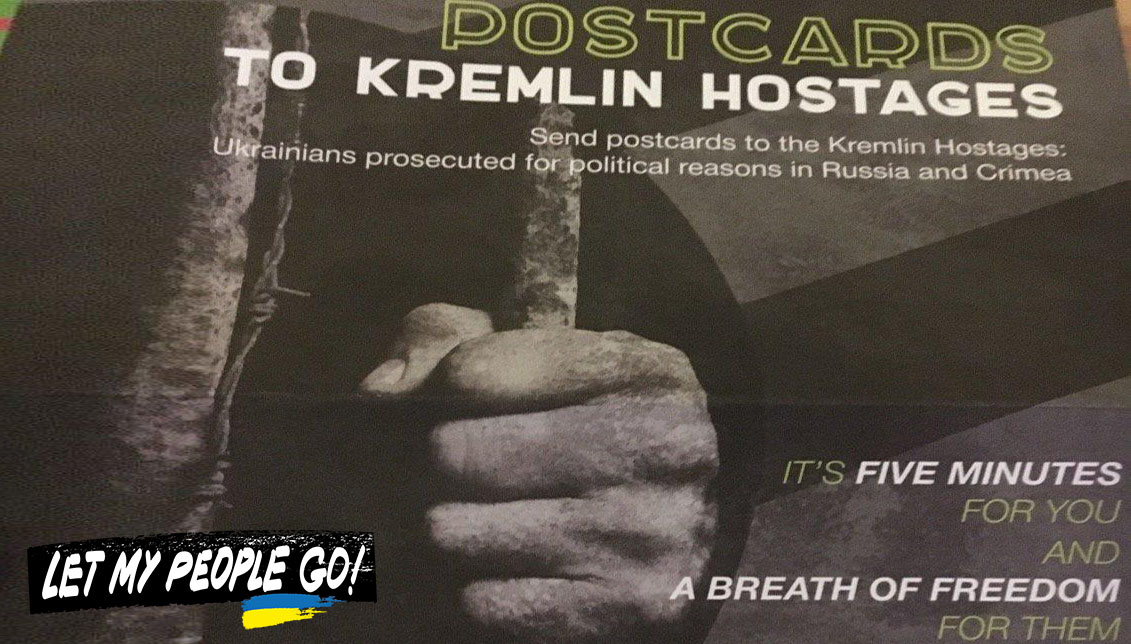Learn Russian by sending a postcard to the Ukrainian hostages of the Kremlin