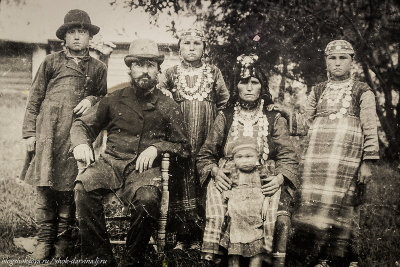 The Udmurts, an ethnicity composing modern-day Russians. Photo circa 1890.